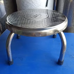 Ghế inox loại thấp,đôn inox nhặt rau chắc chắn