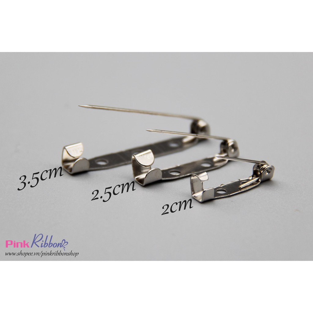 *[SET 20/50 CÁI] Ghim cài áo trơn các cỡ dùng làm ghim đính hoa, cài áo ...