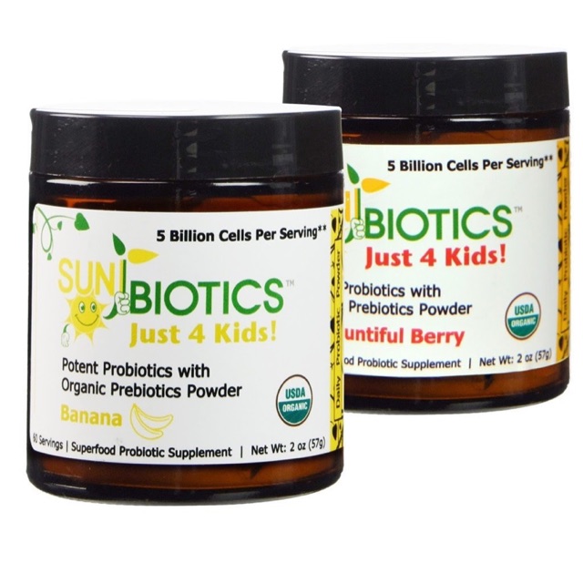 Bột lợi khuẩn hữu cơ cho bé Sunbiotics - 57g | Shopee Việt Nam
