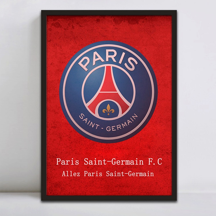 Đội Bóng Đá Ký Logo Trang Trí Tranh Manchester United Liverpool AC Milan Real Madrid Canvas In Chelsea Tottenham Poster Cho Gia Đình Nghệ Thuật Treo Tường