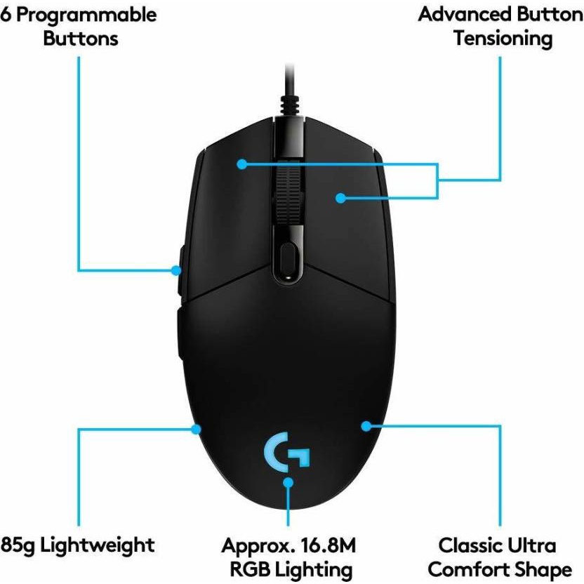 Chuột Gaming Logitech G102 Gen2 Lightsync - Hàng Chính Hãng | BigBuy360 - bigbuy360.vn