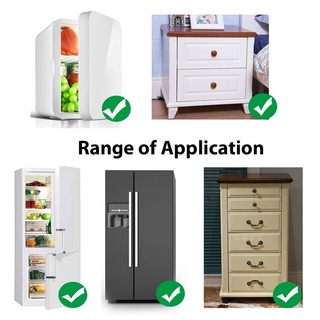 Khóa tủ lạnh, Khóa tủ lạnh, Khóa tủ đông có chìa khóa an toàn cho trẻ em, Khóa để khóa tủ lạnh và tủ-1Pack