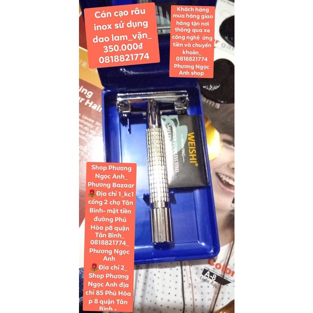 Cạo râu inox dạng vặn | Shopee Việt Nam