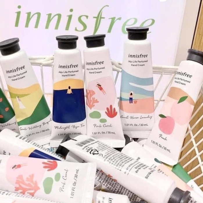 Kem Dưỡng Da Tay Hương Nước Hoa Innisfree Jeju Life Perfumed Hand Cream ...