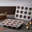 DELMER Khuôn Cannele 12 Khoang Bánh Ngọt Chống Dính Muffin Pháp Custard Bánh Chảo