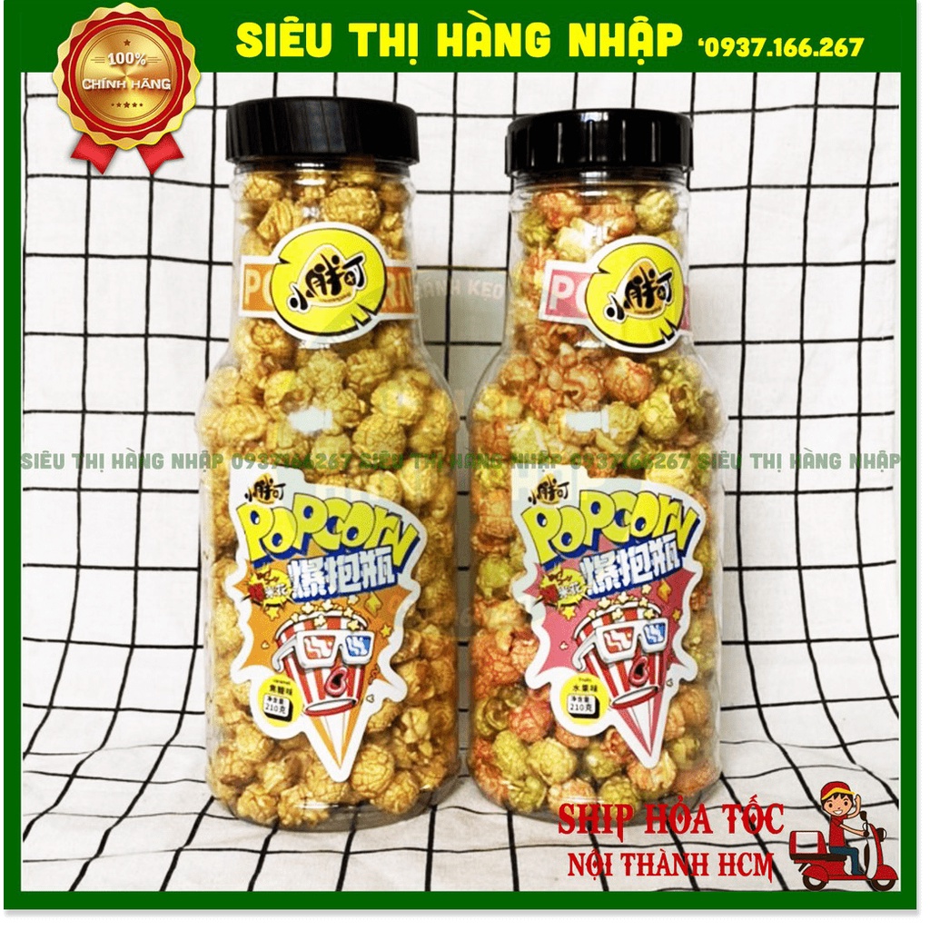 Bắp rang bơ/ caramel/ trái cây siêu thơm ngon phiên bản khổng lồ nhí ...