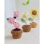 Chậu hoa len mini handmade trang trí nhà cửa