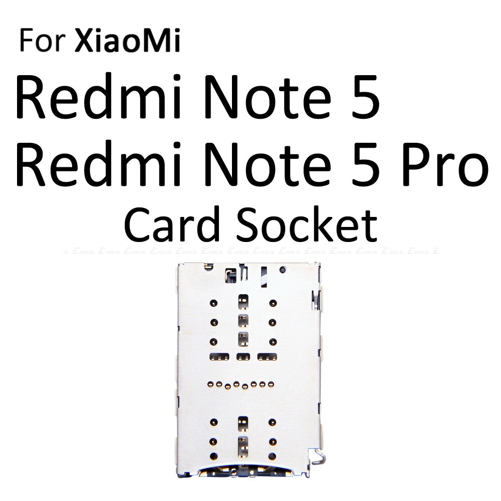 Khay Đựng Thẻ Sim / Thẻ Nhớ Micro SD Thay Thế Chuyên Dụng Cho XiaoMi Redmi 5 Plus Note 5 Pro