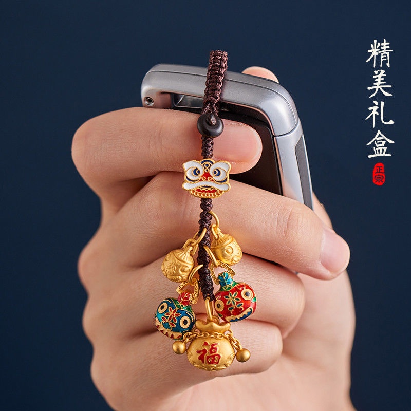 Móc Khóa Xe Hơi Bằng Đồng Mạ Vàng Khắc Chữ Alluvial Độc Đáo Chất Lượng Cao