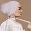 Khăn Trùm Đầu Hồi Giáo Bằng Cotton Mềm Co Giãn Có Dây Rút Điều Chỉnh Được 16 Màu Wj644