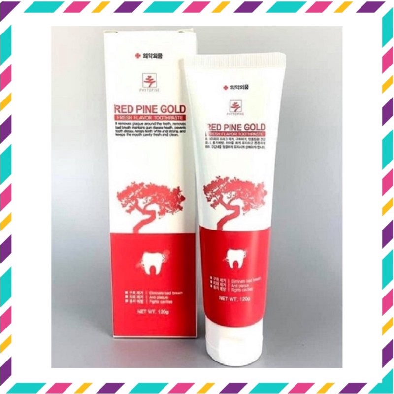[ Hàng Chuẩn ] Kem Đánh Răng Tinh Dầu Thông Đỏ Red Pine Gold Fresh ...