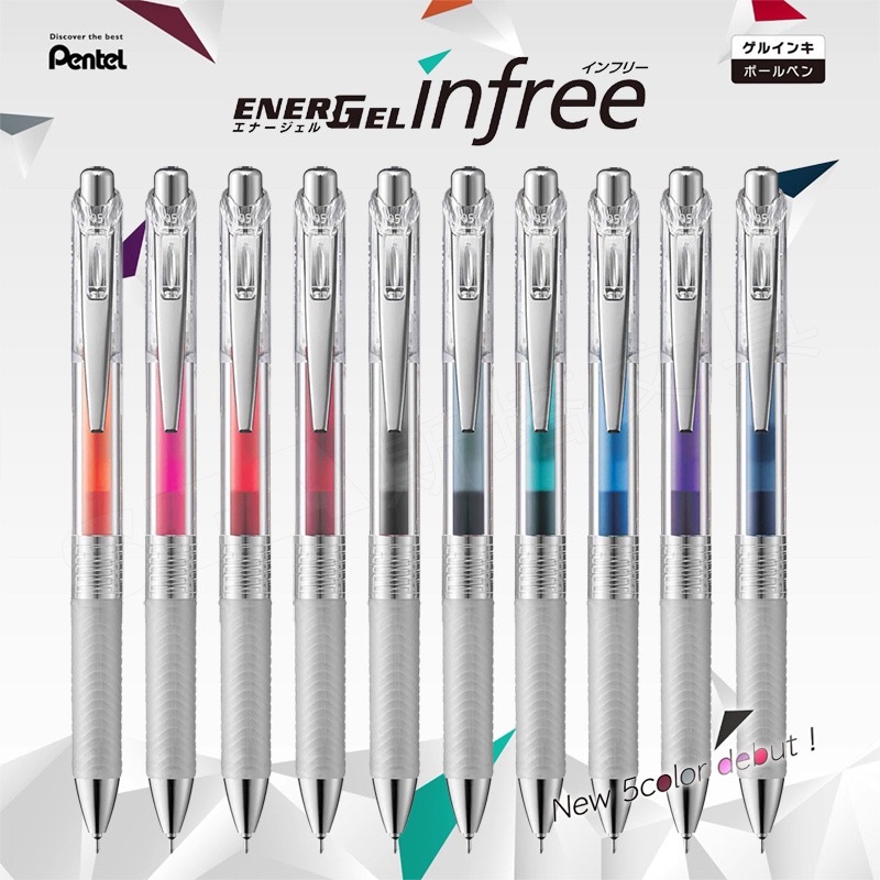 Pentel LR7-A Cartuccia per seria EnerGel, punta metallo da 0,7 mm, Nero