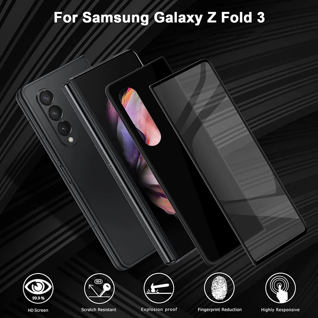Kính Cường Lực 9h 5d Bảo Vệ Toàn Màn Hình Chống Chói And Dấu Vân Tay Cho Samsung Galaxy Z Fold 3 4944