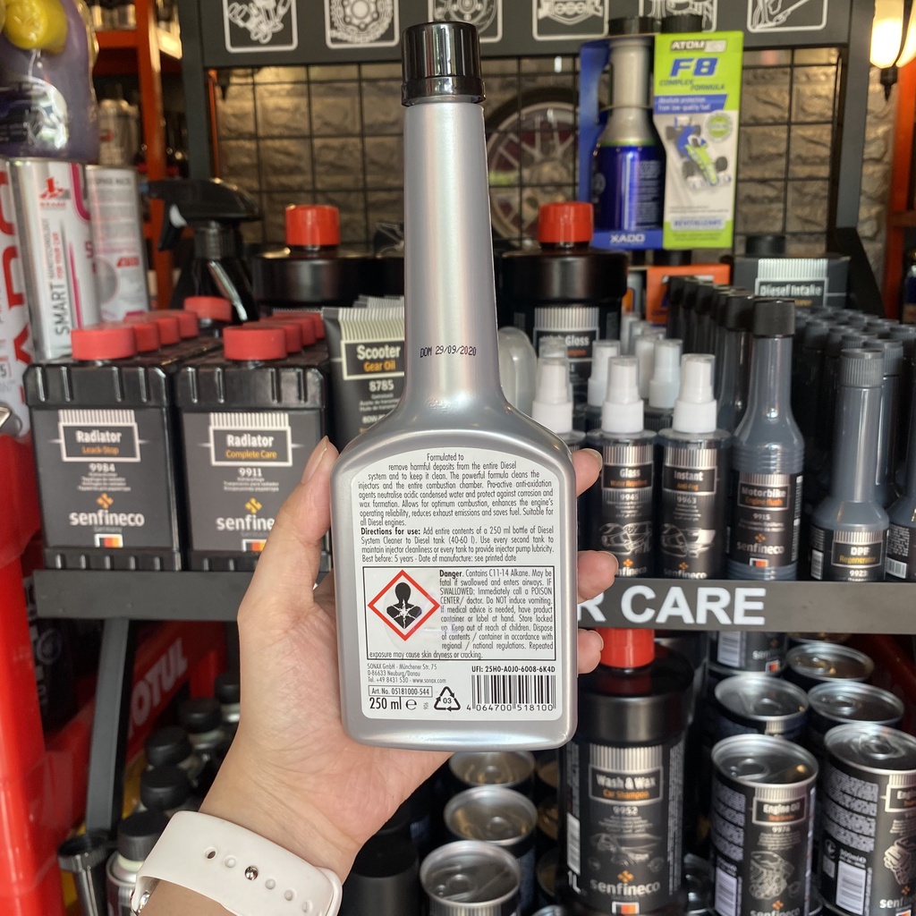 Phụ Gia Súc Béc Dầu Ô Tô Sonax Diesel 250ml 518100