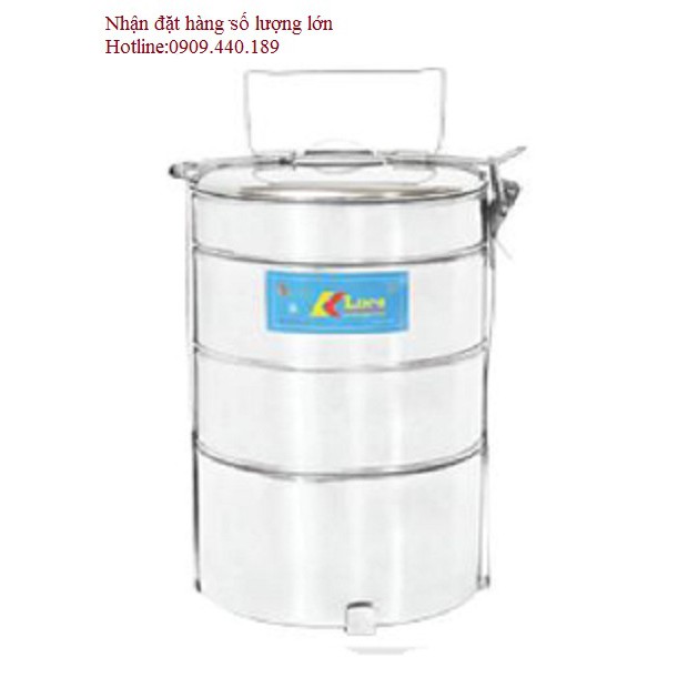 Cà mên 4 ngăn inox (cao 9-6-6-4cm) | Shopee Việt Nam