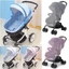 CAST 1 Xe Đẩy Muỗi Mùa Hè Xe Đẩy Phụ Kiện Thoáng Khí Gấp Ngoài Trời Pushchair Chống Vi Trùng Lưới