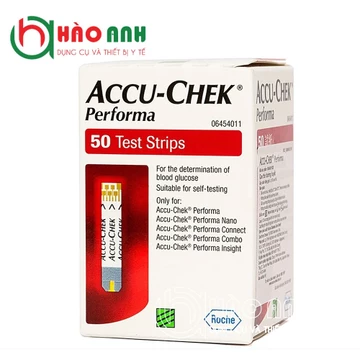 [Flash Sale] Que Thử Đường Huyết Accu chek Performa 50 que