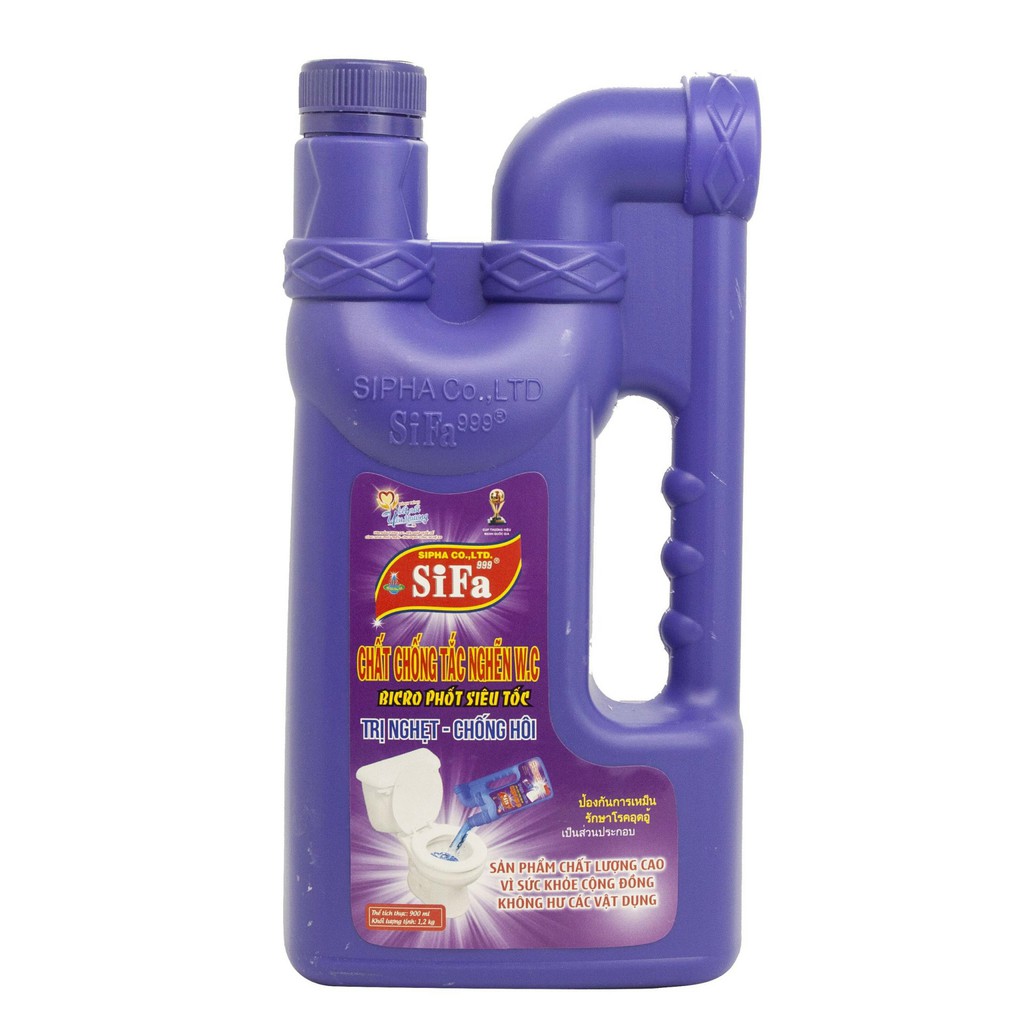 Thông tắc bồn cầu toilet siêu tốc 5 phút SIFA 999 700ml, 800ml, 1400ml, 1600ml chống hôi khử khuẩn