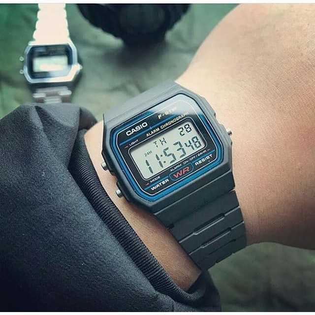 Ảnh Đồng Hồ Casio Nam Dây Nhựa STANDARD F-91W-1 Chính Hãng 1