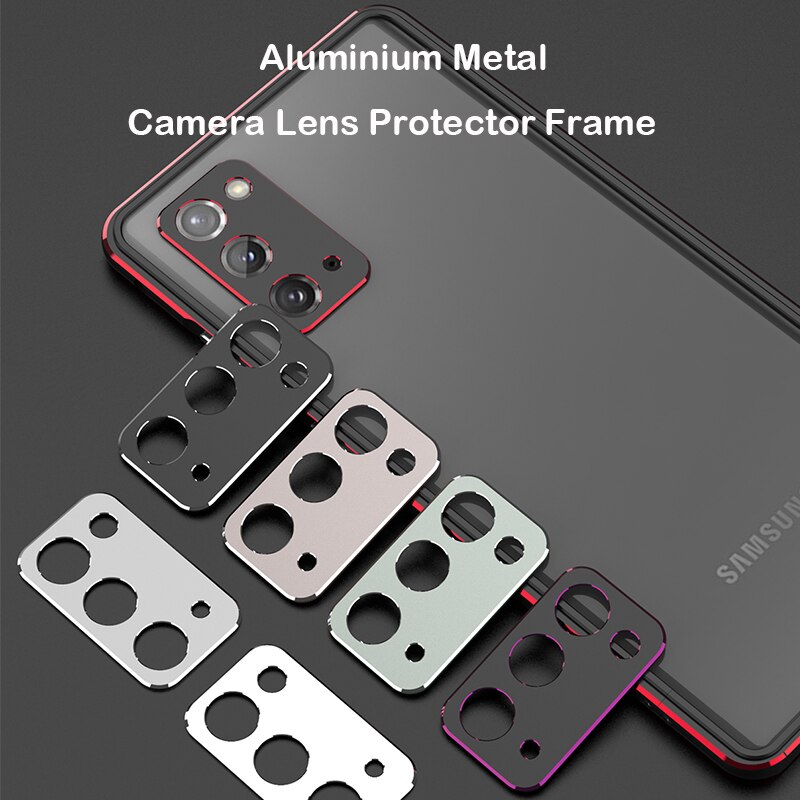 Ốp điện thoại Ốp lưng kim loại chống sốc Samsung Galaxy S24 S23 S22 Note 20 Khung nhôm siêu vỏ ✷ ❈ Vỏ bảo vệ ống kính máy ảnh Samsung Note20