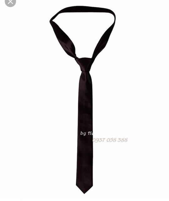 Cà Vạt Đen Bản Nhỏ (Dành Cho Nam Và Nữ) [Rộng 5Cm] [Hình Thật] [Freeship] |  Shopee Việt Nam