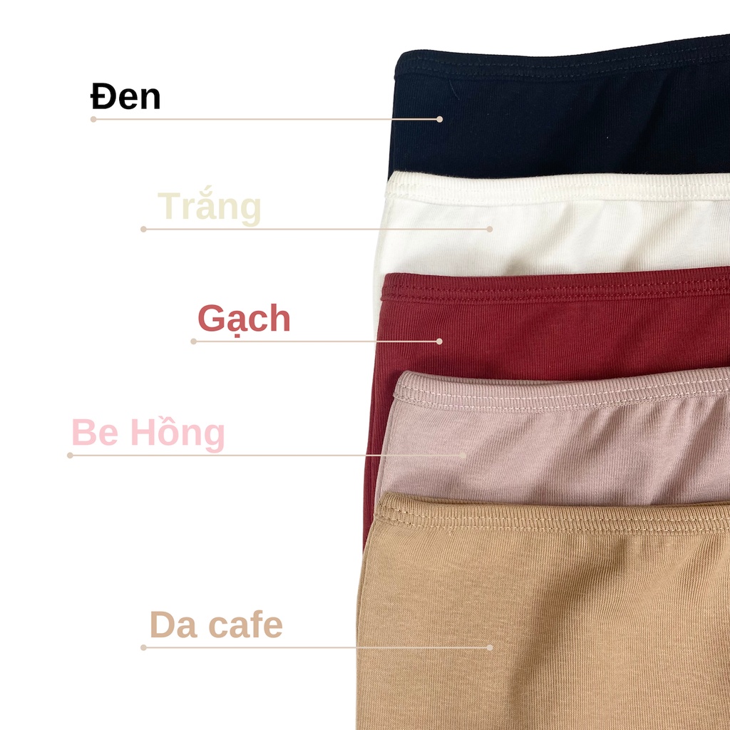 Ảnh Áo ống quây ngực KAMONG không mút chất liệu thun cotton 100% co dãn nhiều màu, nhiều size A143 2