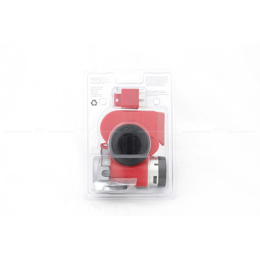 Kèn Ốc Hơi CIND STEBEL Nautilus Compact 11690047 12V (Rơ Le)