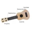 Đàn Ukulele Thiết Kế 4 Dây Nhỏ Gọn Đồ Chơi Giáo Dục Vui Nhộn Cho Bé