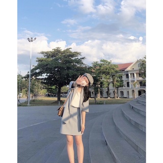 Set áo Blazer nữ ngắn tay+chân váy ngắn Ma Vie