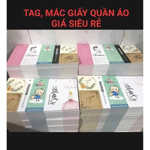 Mác giấy, tag quần áo_(giá siêu rẻ)_(100cai)