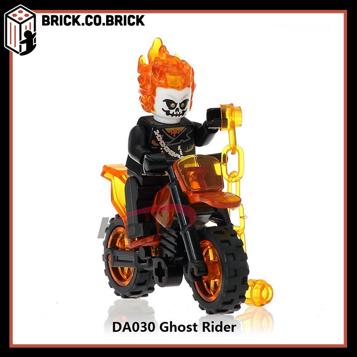 Ghost Rider Ma Tốc Độ kèm Siêu Xe Motor Cực Chất Mô hình Nhân vật nhỏ ...