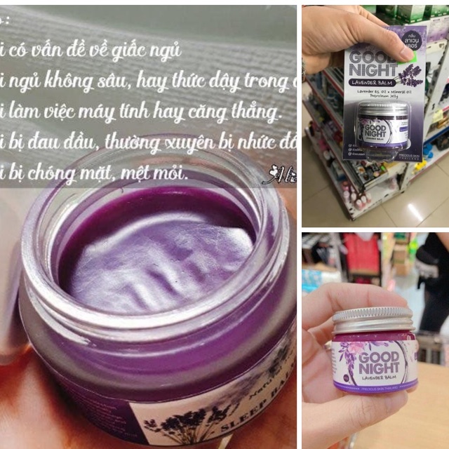 Dầu Cù Là Giúp Ngủ Ngon GOOD NIGHT/SWEET DREAM Lavender & Rice Milk