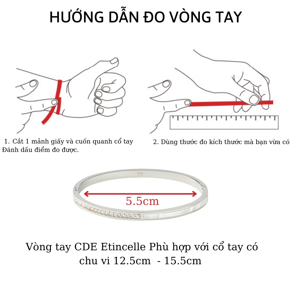 Ảnh Vòng tay CDE Etincelle Silver Bracelet CDE2003 - Vòng tay nam nữ Lamy 2