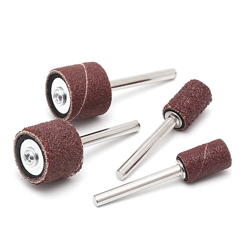 Ppy 10 Chiếc 12 5 Mm Grit 80 Dây Chà Nhám + 3 17 Mm Mandrel Dụng Cụ Quay Móng Tay Mũi Khoan
