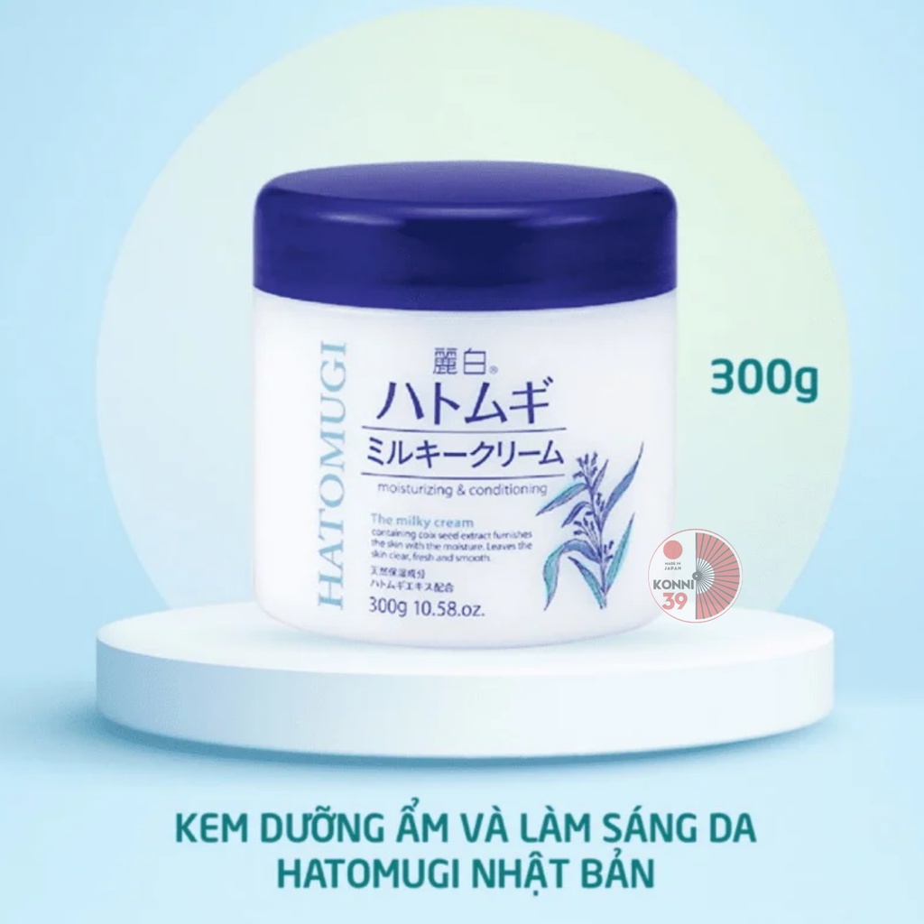Ảnh Kem dưỡng ẩm Reihaku Hatomugi 300g dưỡng ẩm, làm trắng trẻ hóa da mặt chiết xuất hạt ý dĩ - Bahachiha 4