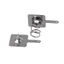 YJCNELCR 50 Cặp Pin AA hoặc AAA Tông Màu Bạc Lò Xo Tiếp Xúc Tấm Niken Thay Thế