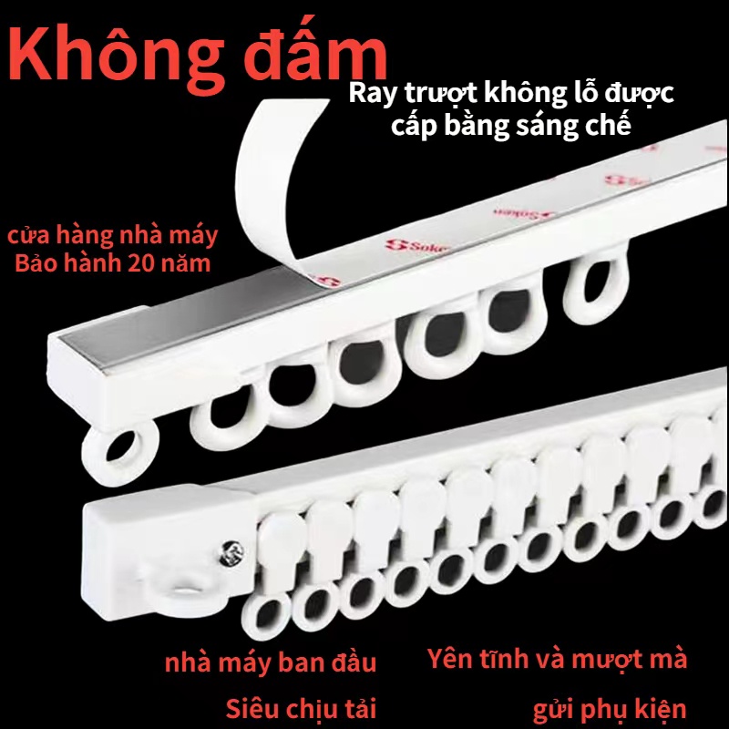 thanh treo rèm không cần khoan /Thanh Treo Rèm /vòng nhựa treo rèm ...