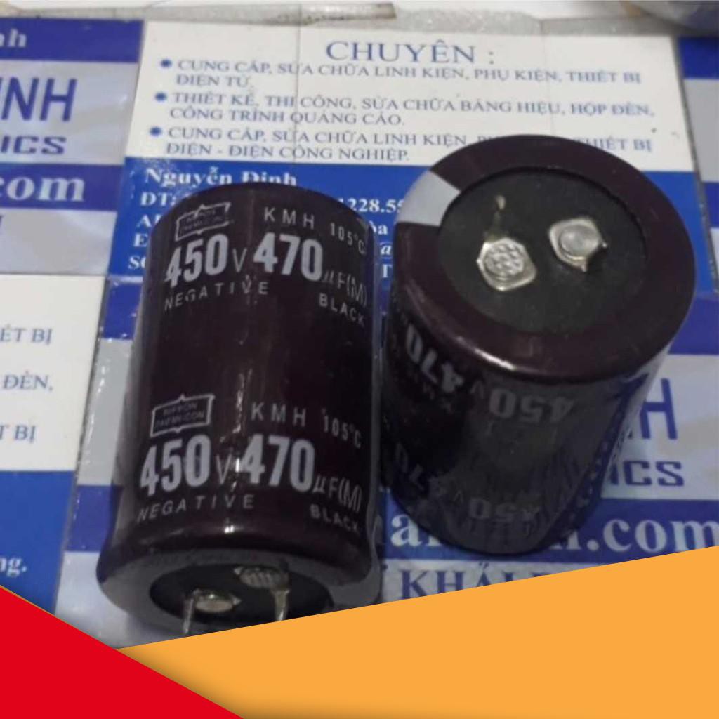 1PCS 470uF 450V 470MFD 450WV Condensatore Elettrolico In