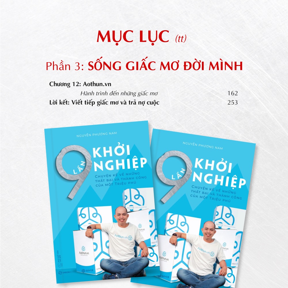 Sách - 9 Lần Khởi Nghiệp - Chuyện Kể Về Những Thất Bại Và Thành Công Của Một Triệu Phú