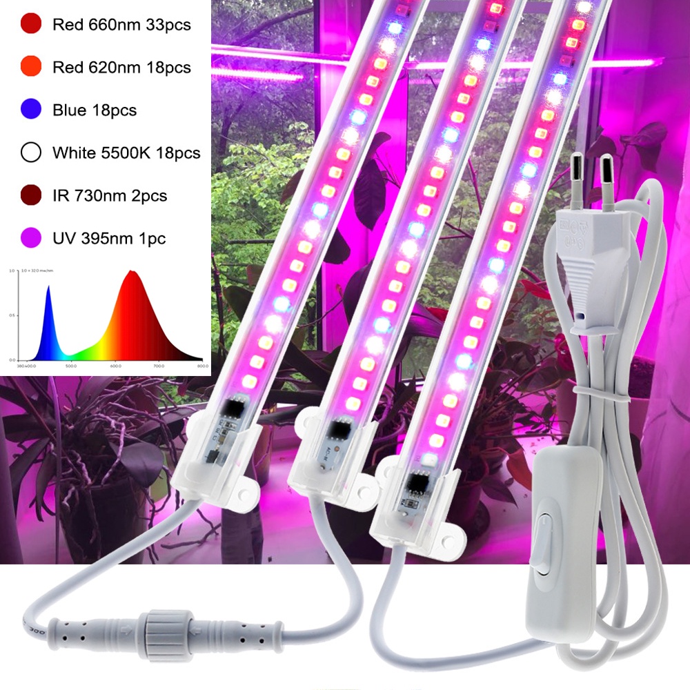 Toàn Bộ Đèn LED Trồng Cây 220v 50cm 90led Hiệu Quả Cao Kèm Dây Nối Dài ...