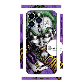 Miếng dán Skin Mặt Sau / ỐP Lưng Joker FULL VIỀN Dành Cho 15 pro max 14 pro max 13 pro max 12 pro max  - Fukishop