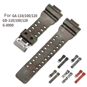 Dây Đeo Mềm Cho GA-100 GA-110 GA-120 GA-400 GA-700 Thay Thế Đồng Hồ Cho GD-100 GD-110 GD-120 GW-8900 GLS-100 Dây Đồng Hồ Thể Thao