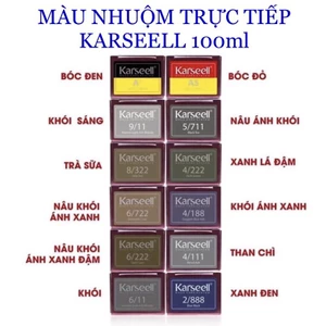 Thuốc nhuộm tóc Karseell trực tiếp nền tóc đen không càn tẩy 100ml