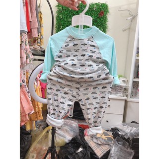 Set bộ thu đông chất liệu da cá cho bé trai