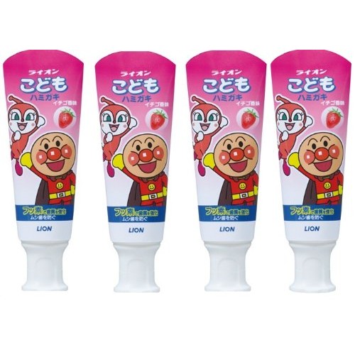 Kem đánh răng trẻ em LION 40g vị dâu