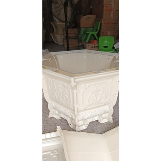 Khuôn lục giác 60 chân liền chất liệu abs mẫu phúc lộc thọ trộn mai trúc cúc hàng dày dặn