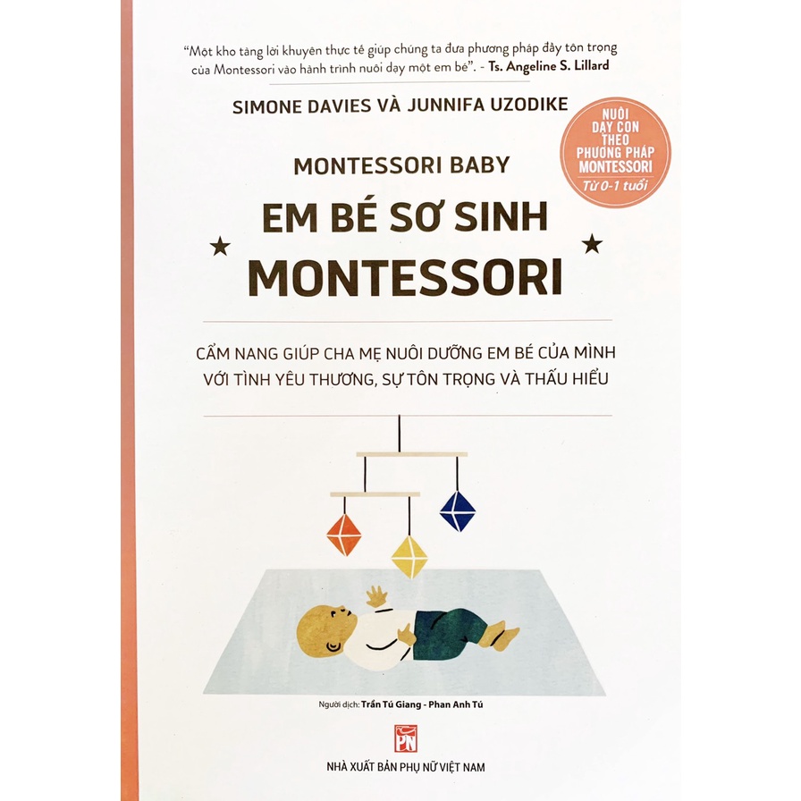 [Mã BMLTB35 giảm đến 35K đơn 99K] Sách - Em Bé Sơ Sinh Montessori - Davies, Uzodike