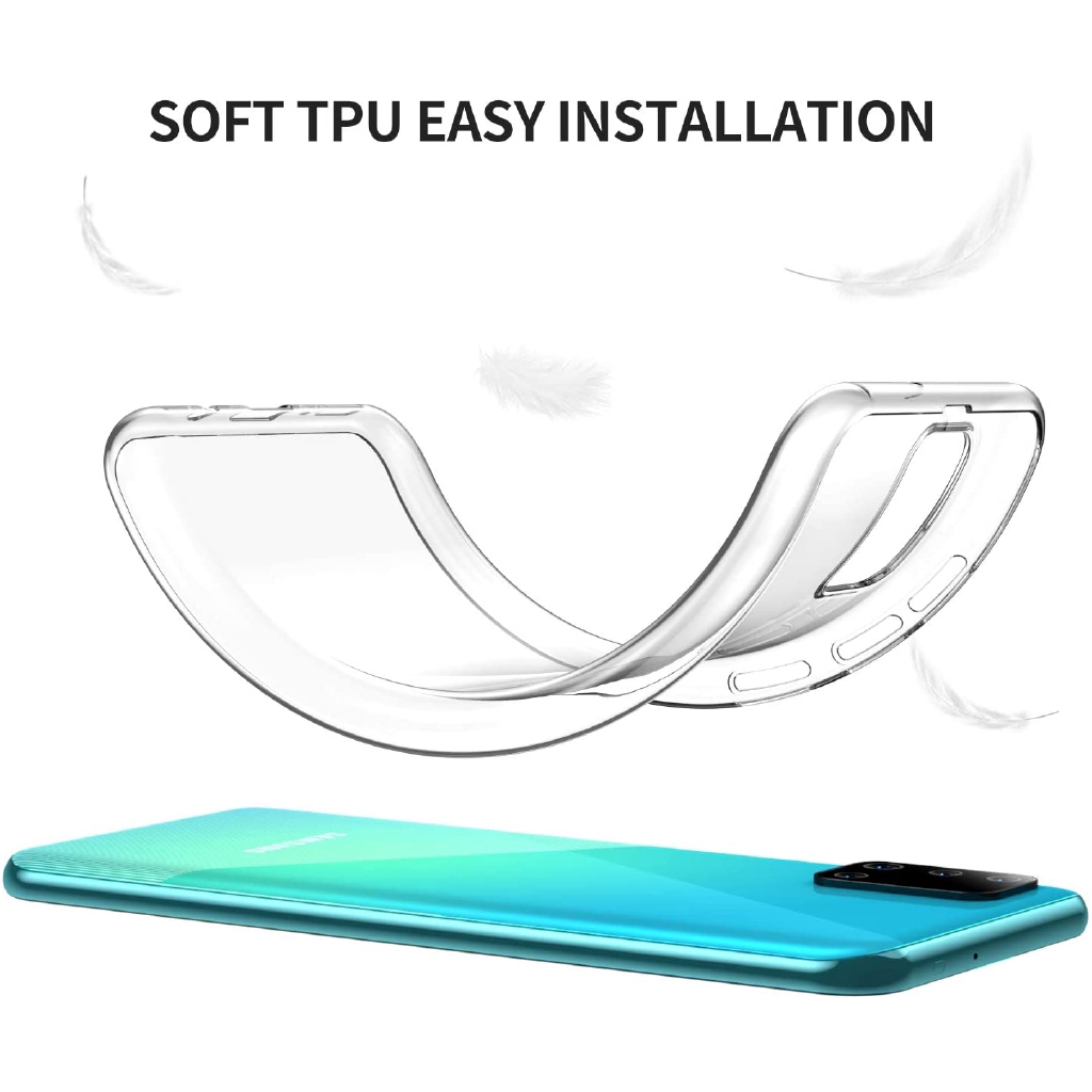 Ốp điện thoại chống sốc chống va đập bảo vệ cho Samsung Galaxy A03 A12 A02s A51 A71 A31 A21s A11 M14 M62 M12 5G