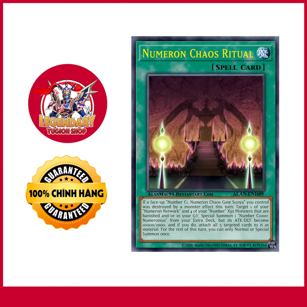 [Thẻ Bài Yugioh Chính Hãng] Numeron Chaos Ritual | Shopee Việt Nam