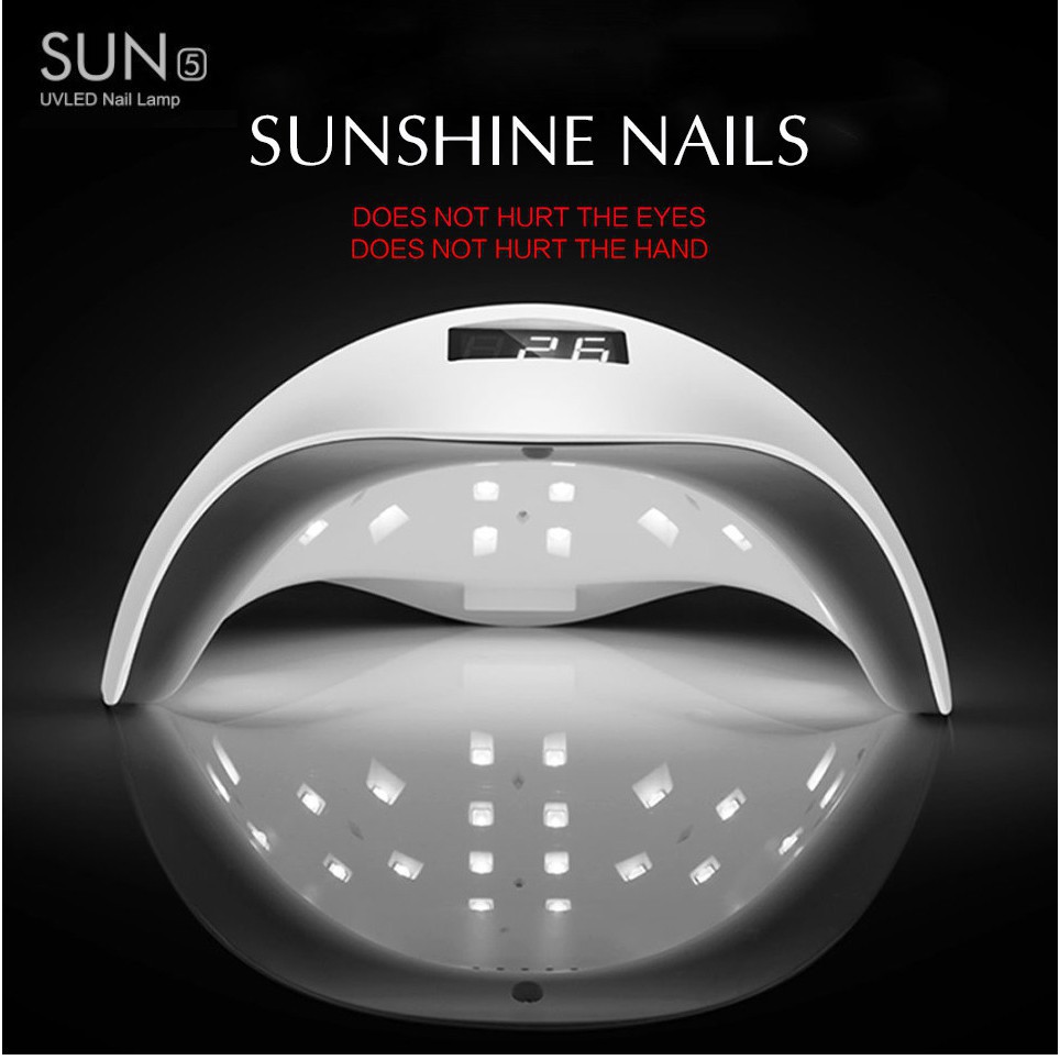 [Shop]Máy Hơ Gel Sun 5 Chính Hãng UV/LED  48W[Spa]